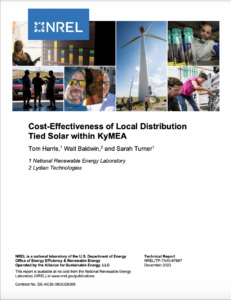 Cost-Effectiveness of Local Distribution Tied Solar Within KyMEA